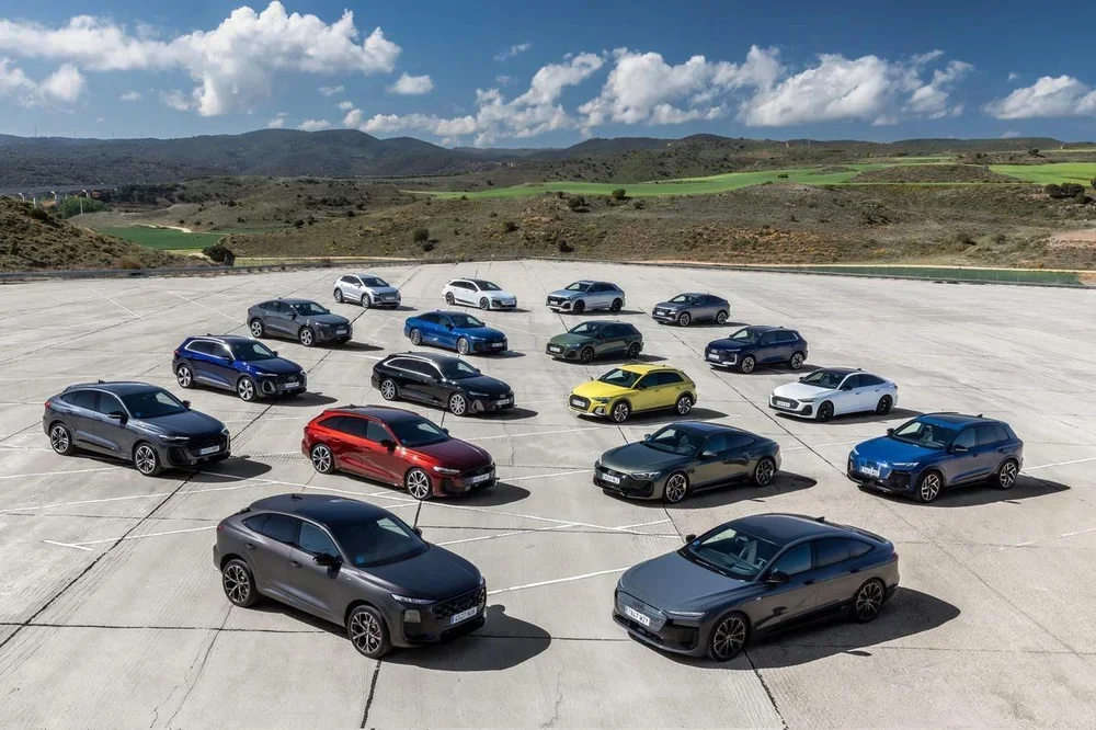 Audi conduce la alta velocidad