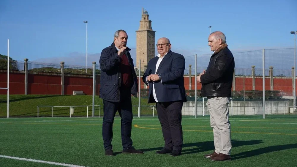 Manuel Vázquez, a la izquierda.