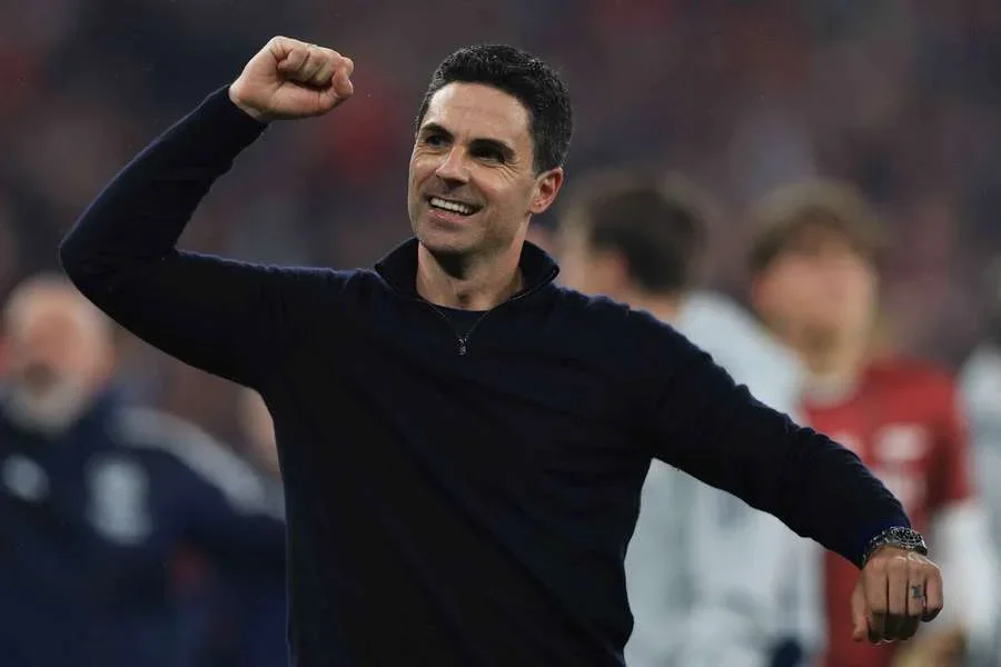 El entrenador del Arsenal, Mikel Arteta